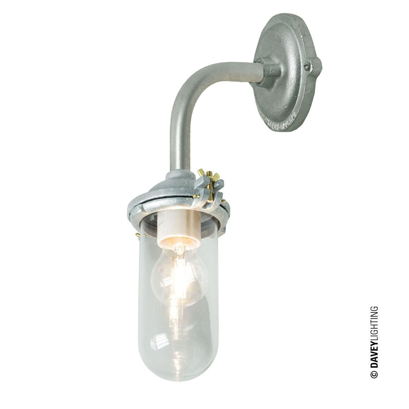 Exterior Right Angle Bracket Light (No Reflector) - Davey Lighting - Outdoor Lights - Clear - HORNE