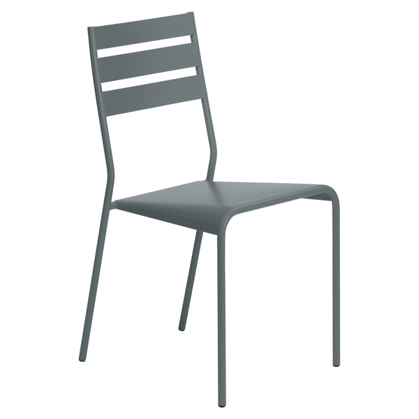 Facto Chair - Set of 2 - Fermob - Outdoor Furniture - Storm Grey - HORNE
