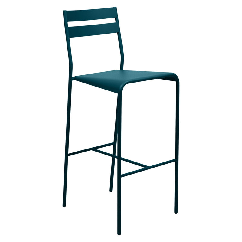 Facto High Stool - Fermob - Outdoor Furniture - Acapulco Blue - HORNE