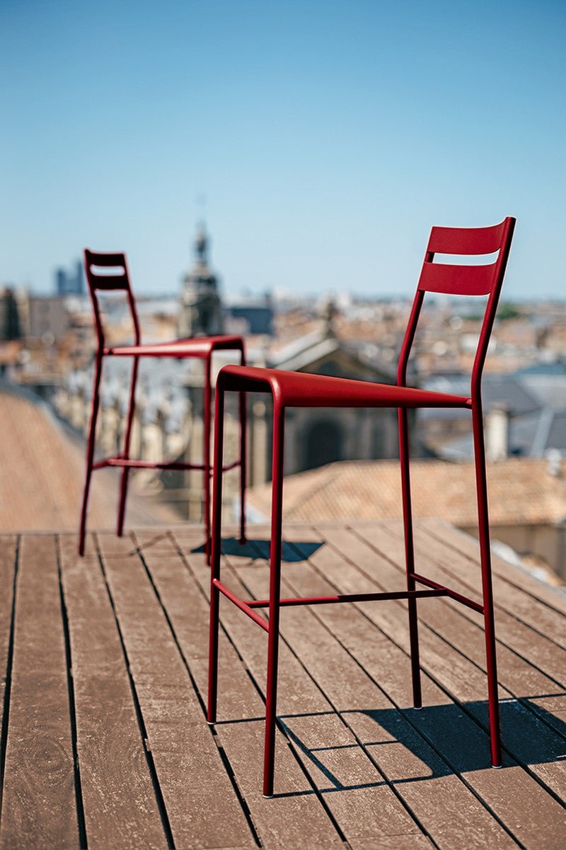 Facto High Stool - Fermob - Outdoor Furniture - Acapulco Blue - HORNE