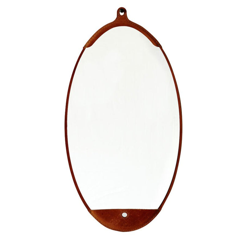 Fairmount Mirror - Long Oval - Lostine - Mirrors - Tan - HORNE