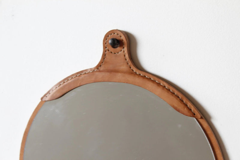 Fairmount Mirror - Round - Lostine - Mirrors - Tan - HORNE