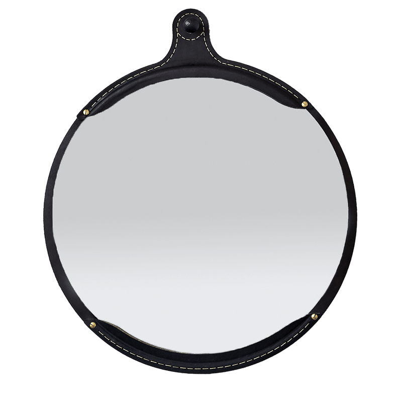Fairmount Mirror - Round - Lostine - Mirrors - Tan - HORNE