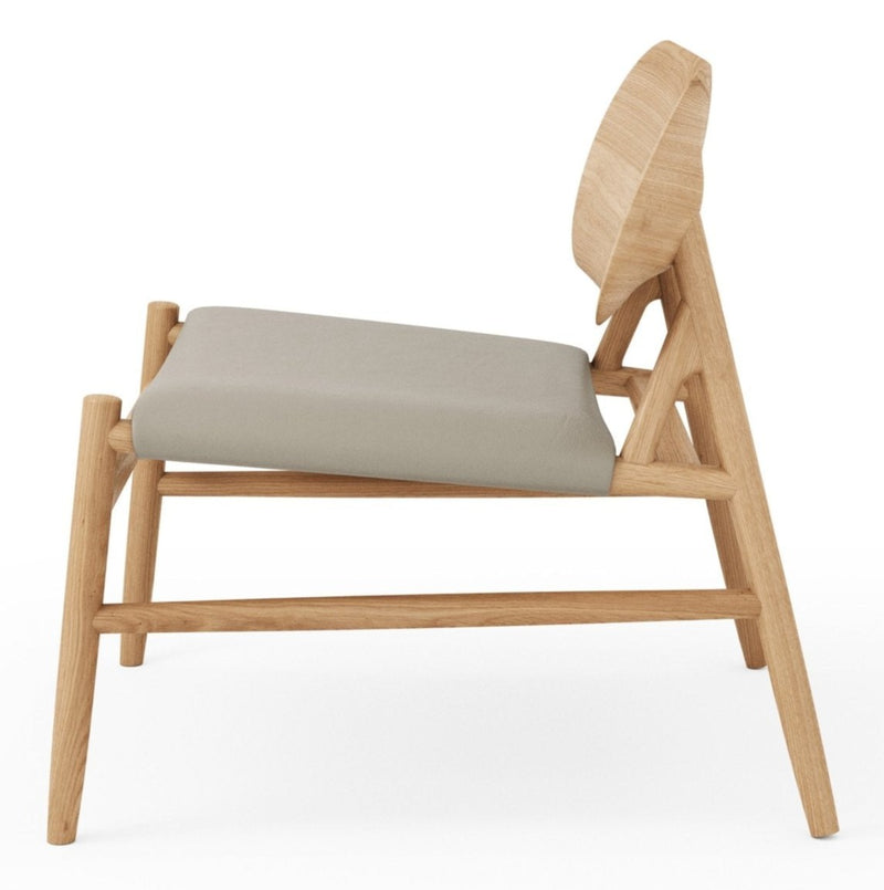 Ferdinand Lounge Chair - BRDR. Kruger - Chairs - Fumed Oak - Savanne Black Leather - HORNE