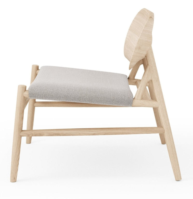 Ferdinand Lounge Chair - BRDR. Kruger - Chairs - Fumed Oak - Savanne Black Leather - HORNE