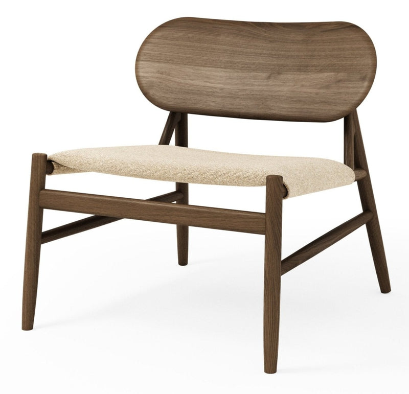 Ferdinand Lounge Chair - BRDR. Kruger - Chairs - Fumed Oak - Savanne Black Leather - HORNE