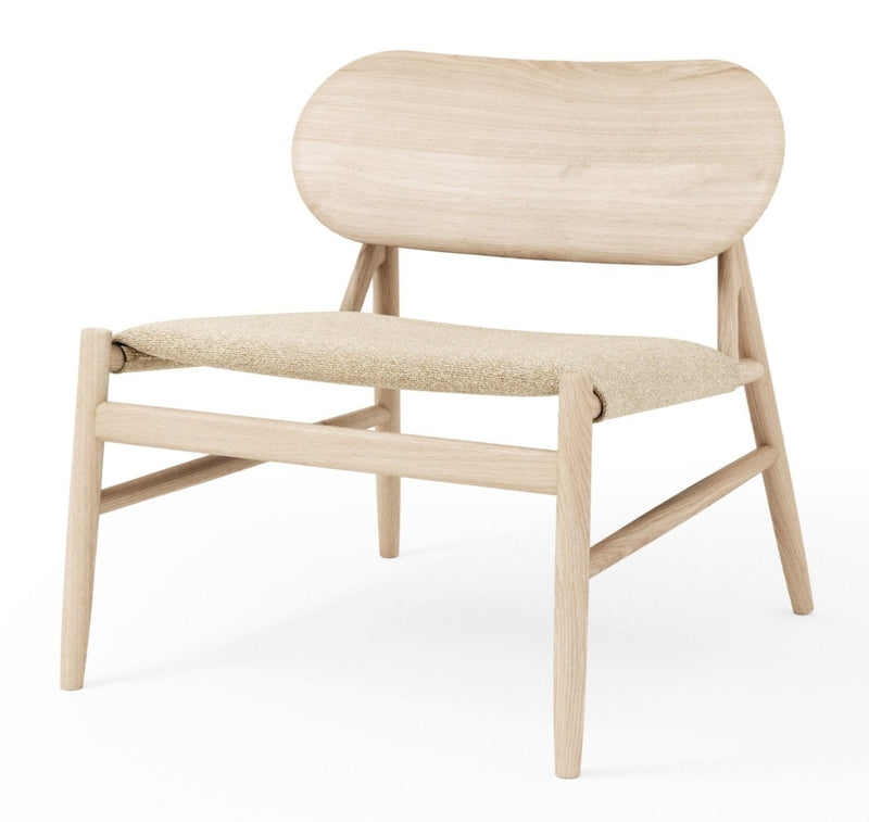 Ferdinand Lounge Chair - BRDR. Kruger - Chairs - Fumed Oak - Savanne Black Leather - HORNE