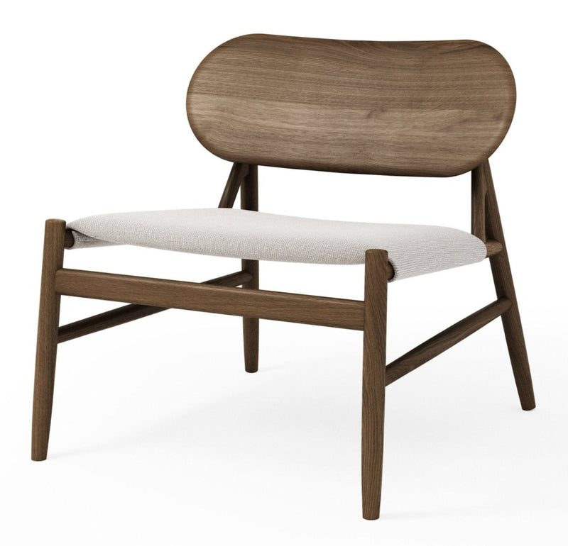 Ferdinand Lounge Chair - BRDR. Kruger - Chairs - Fumed Oak - Savanne Black Leather - HORNE