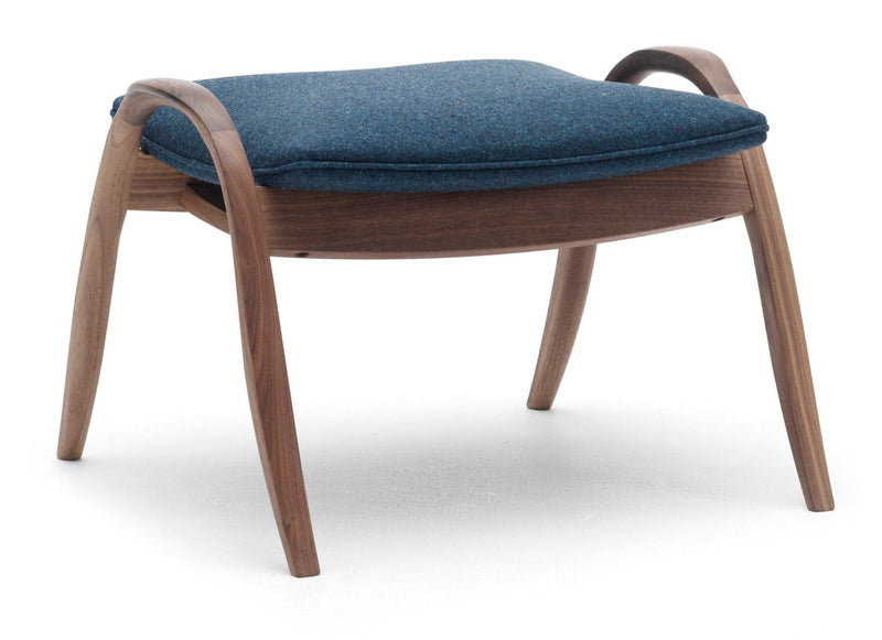 FH430 Signature Foot Stool - Carl Hansen & Son - Stools + Benches + Ottomans - Oiled Oak/Sif 98 Leather - HORNE