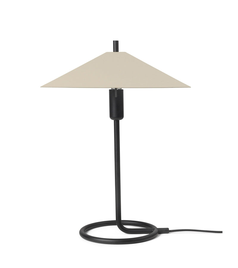 Filo Table Lamp - Square - Ferm Living - Tables + Desks - Black/ Black - HORNE