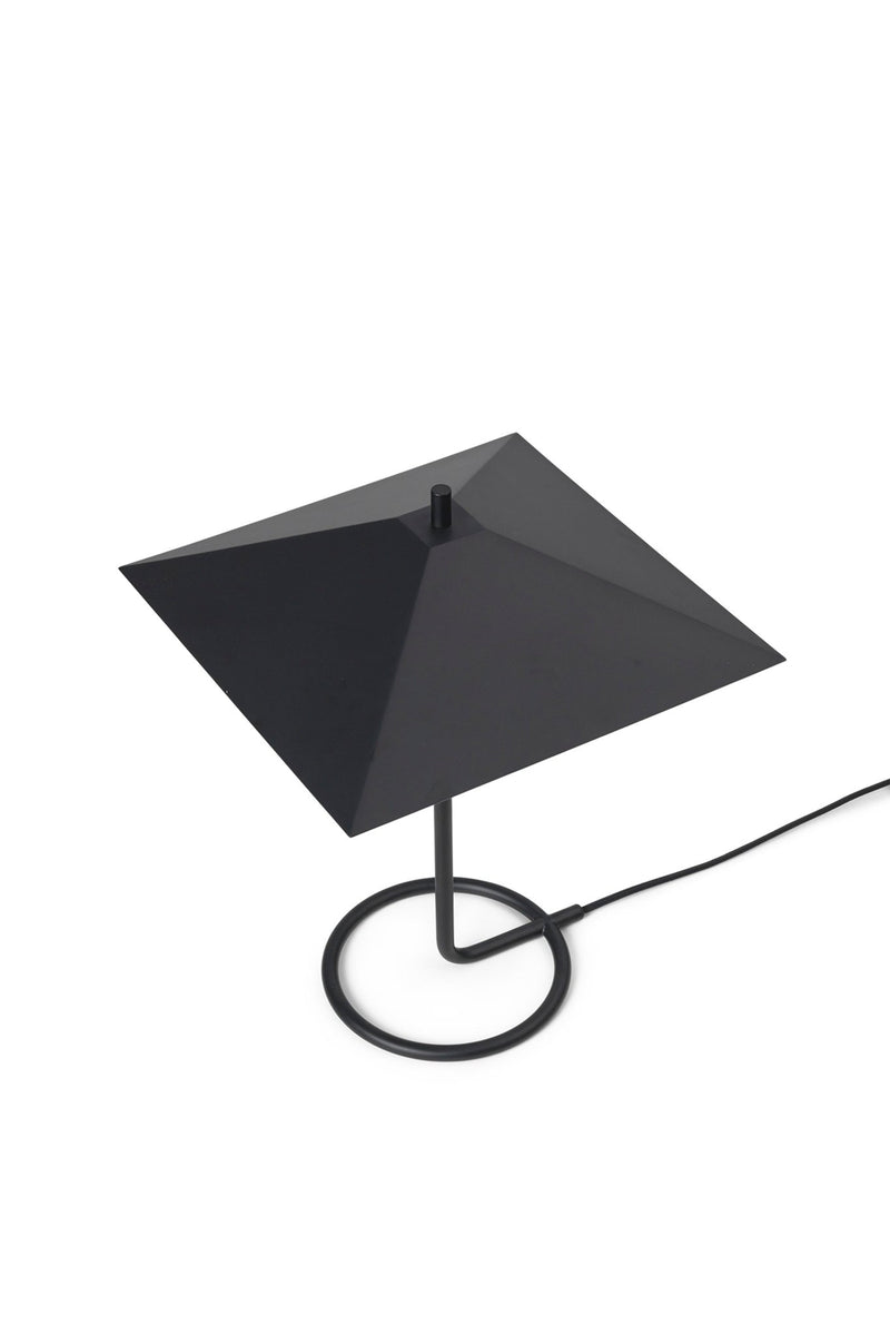 Filo Table Lamp - Square - Ferm Living - Tables + Desks - Black/ Black - HORNE