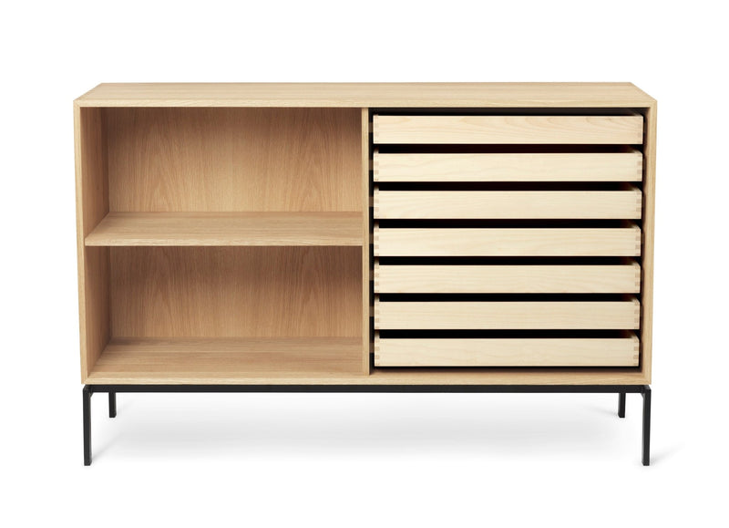 FK63 Standing Deep Bookcase - 1 Shelf & 7 Trays - Carl Hansen & Son - Shelving - HORNE