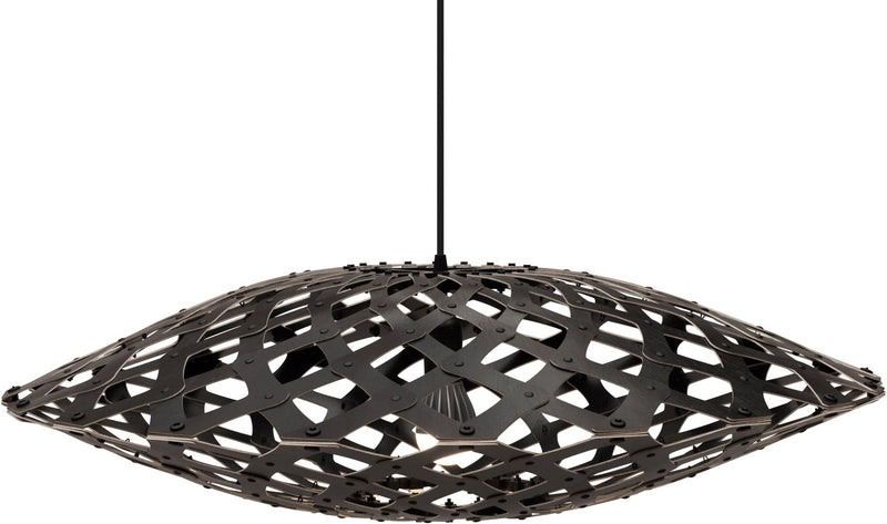 Flax Pendant - 2 Sided - David Trubridge - Pendants - Flax 800 - Black Stain - HORNE