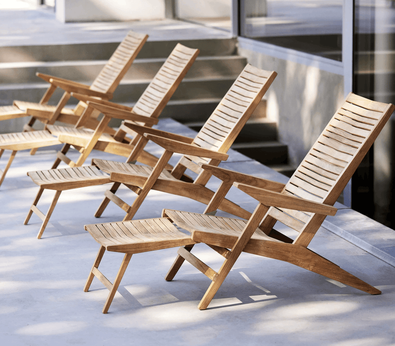 Flip Deck Chair - Cane Line - Outdoor Furniture - No Cushion - HORNE