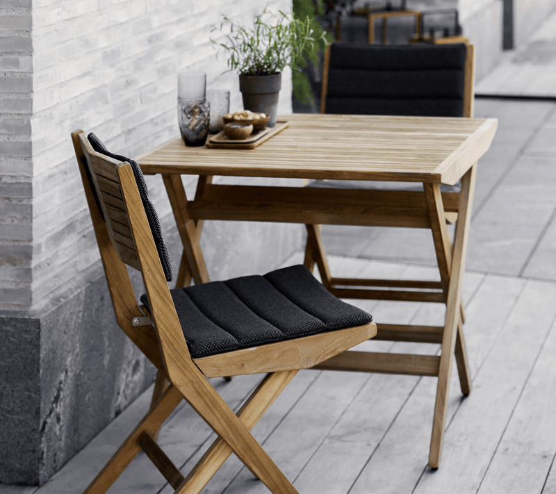 Flip Folding Table - Cane Line - Outdoor Furniture - Small - HORNE