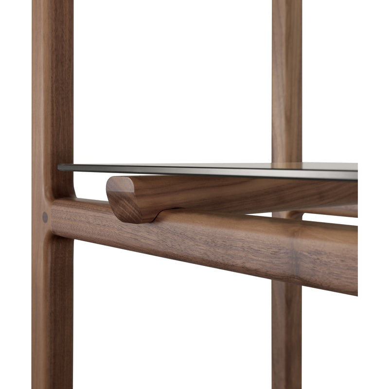 Float Bookshelf - Large - WeWOOD - Shelving - Walnut - With Cabinet - HORNE