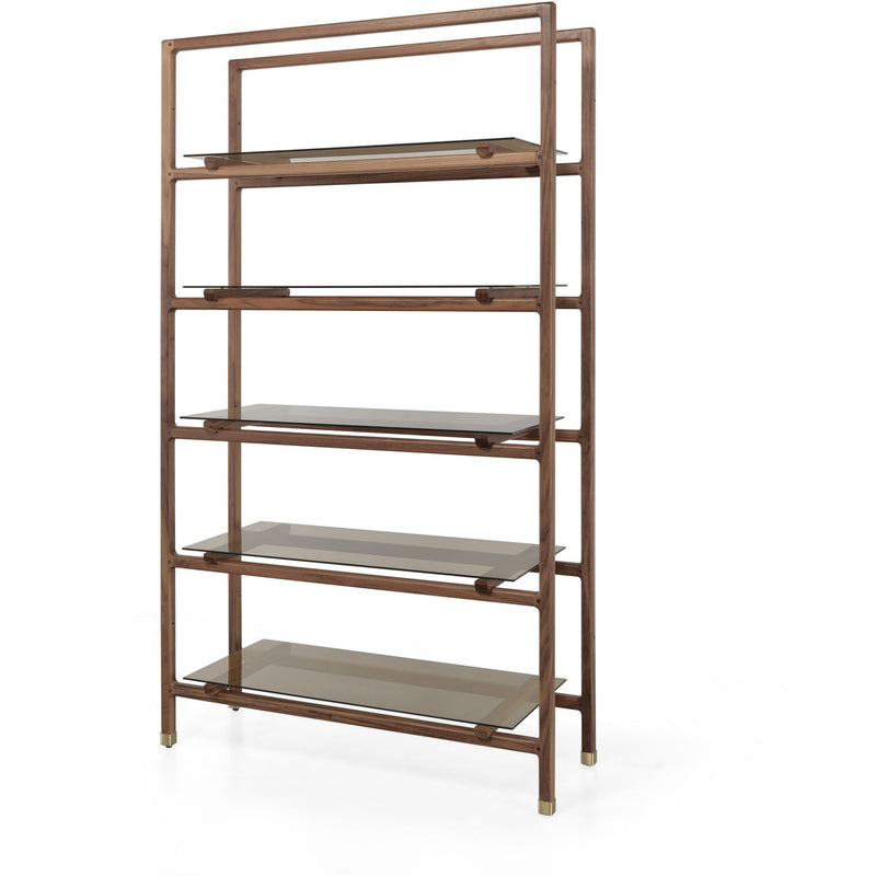 Float Bookshelf - Small - WeWOOD - Shelving - Walnut - With Cabinet - HORNE