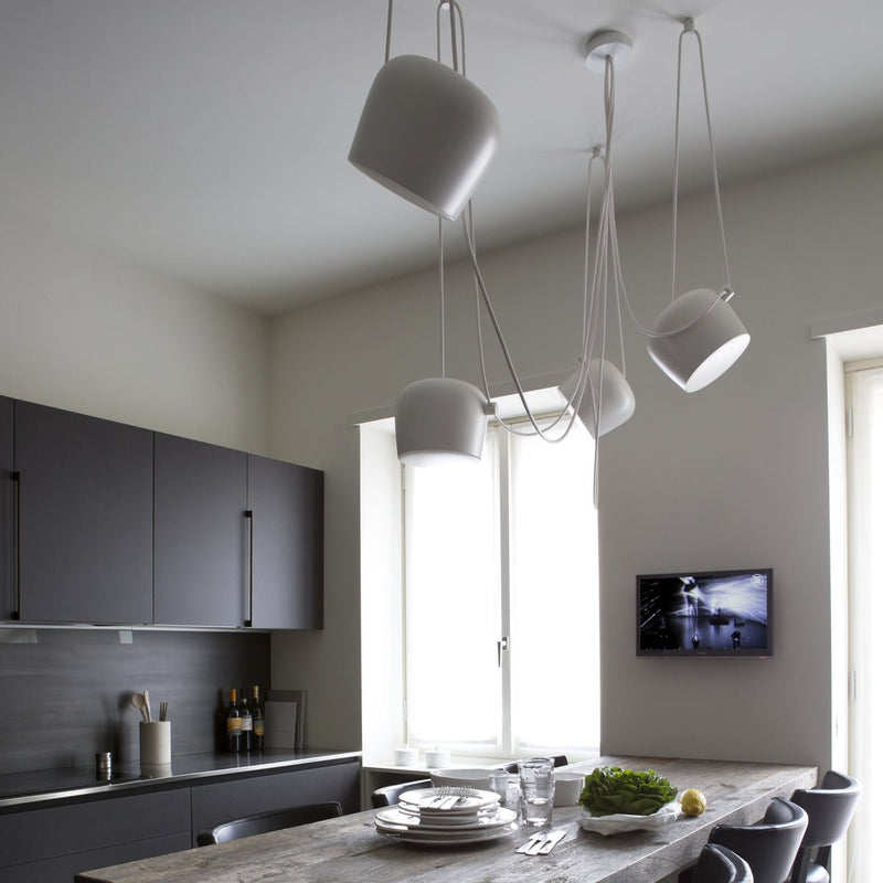 Flos AIM Multi - Pendant Canopy - Flos - Pendants - Black - HORNE