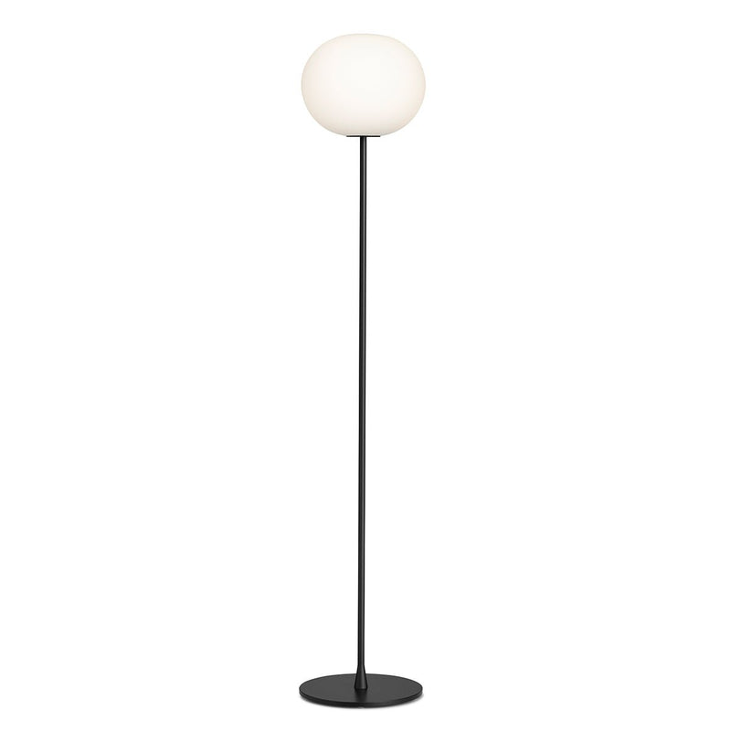 Flos Glo - Ball Dimmable Floor Lamp - Large/F3 - Flos - Floor Lamps - Matte Black - F3: 72.83