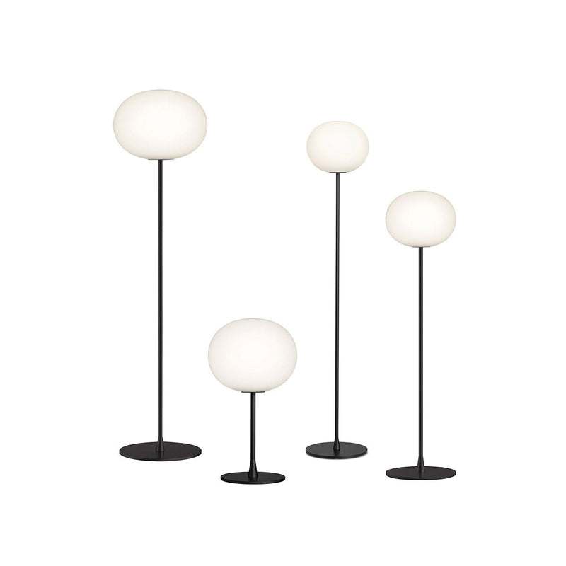 Flos Glo - Ball Dimmable Floor Lamp - Large/F3 - Flos - Floor Lamps - Matte Black - F3: 72.83