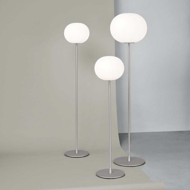 Flos Glo - Ball Dimmable Floor Lamp - Large/F3 - Flos - Floor Lamps - Matte Black - F3: 72.83