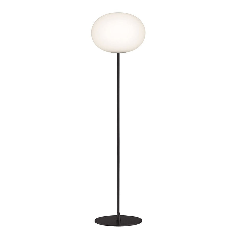Flos Glo - Ball Dimmable Floor Lamp - Medium/F2 - Flos - Floor Lamps - Matte Black - F2: 68.89