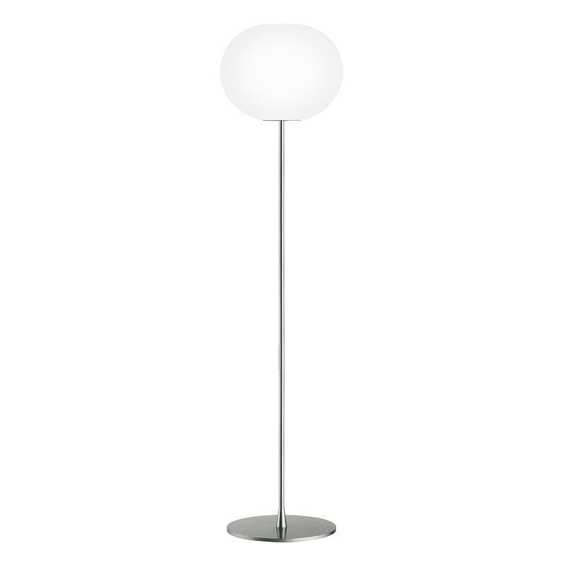 Flos Glo - Ball Dimmable Floor Lamp - Medium/F2 - Flos - Floor Lamps - Matte Black - F2: 68.89