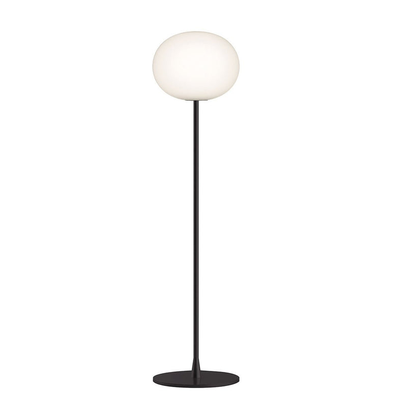 Flos Glo - Ball Dimmable Floor Lamp - Small/F1 - Flos - Floor Lamps - Matte Black - F1: 53.14
