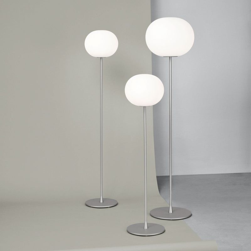 Flos Glo - Ball Dimmable Floor Lamp - Small/F1 - Flos - Floor Lamps - Matte Black - F1: 53.14