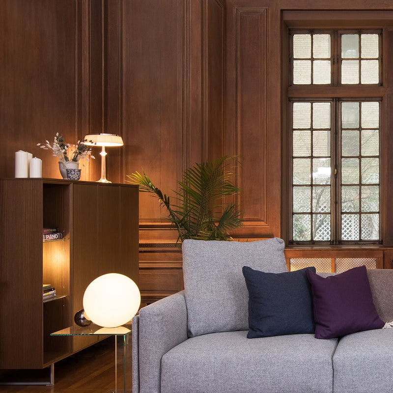 Flos Sphere Copycat Table Lamp - Flos - Table + Task - 24K Gold - HORNE