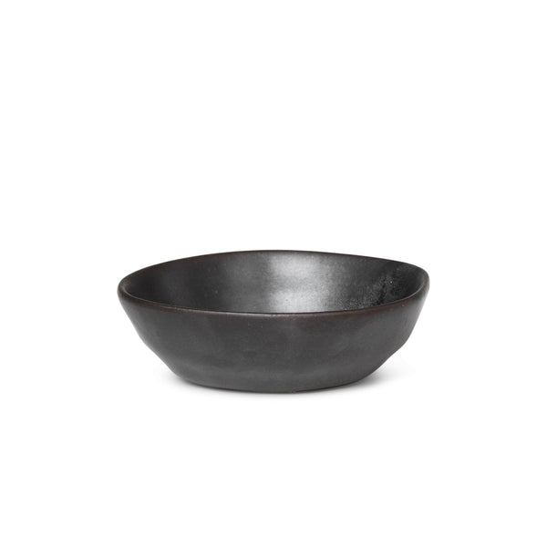Flow Bowl - Small - Ferm Living - Serveware - Black - HORNE