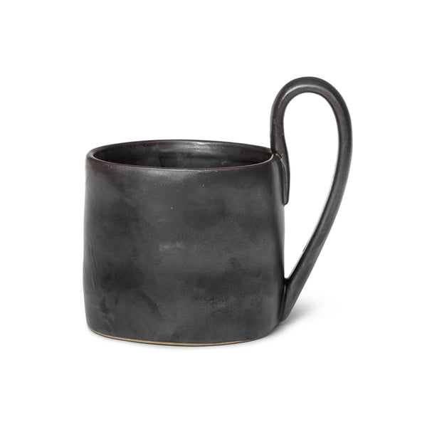 Flow Mug - Ferm Living - Coffee + Tea - Black - HORNE