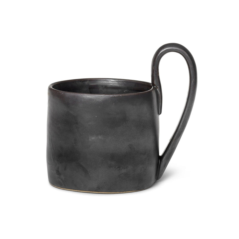 Flow Mug - Ferm Living - Coffee + Tea - Black - HORNE