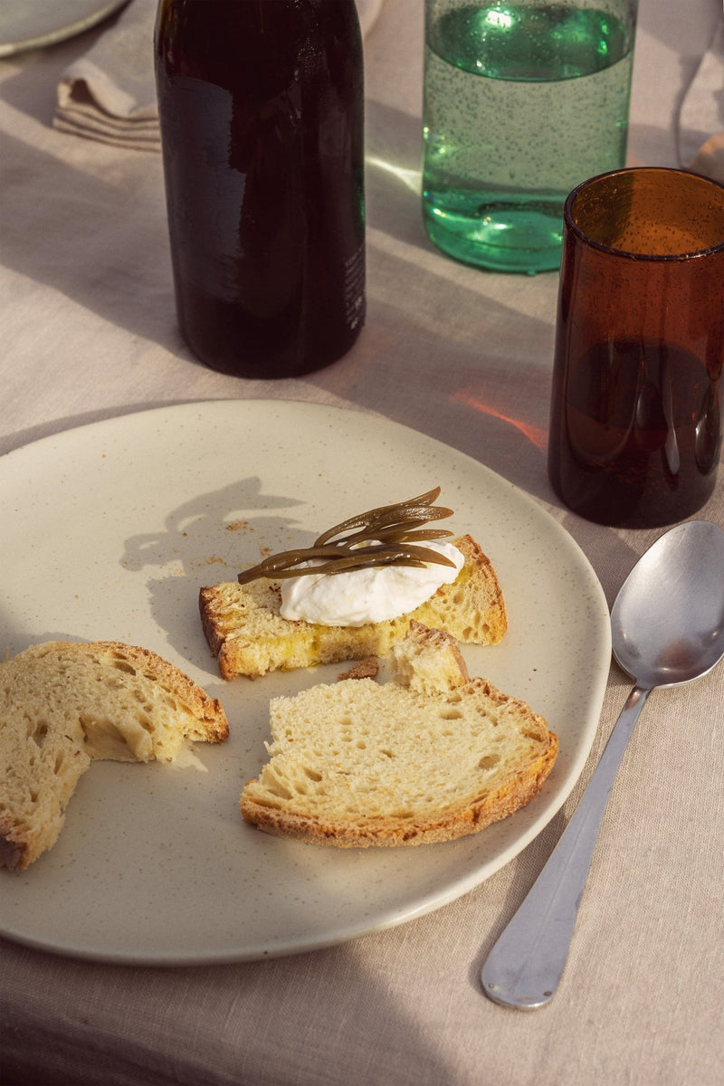 Flow Plate - Large - Ferm Living - Dinnerware - Black - HORNE