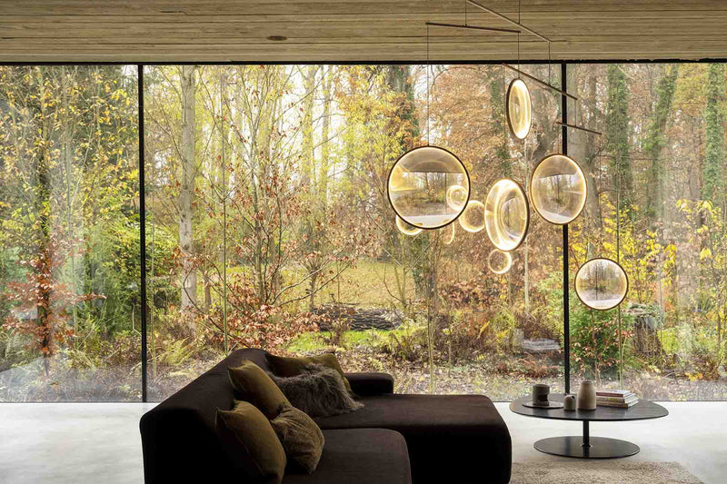 Focus Chandelier - DCW Editions - Chandeliers - 3 Discs - Black - HORNE