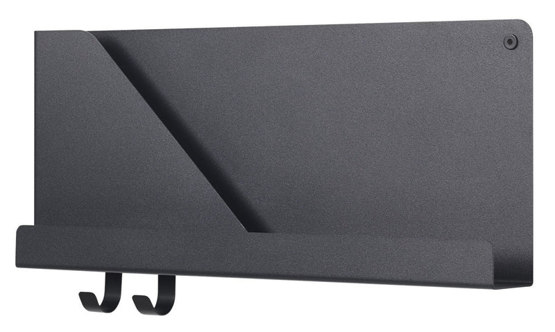 Folded Shelves - Muuto - Shelving - Small - Black - HORNE