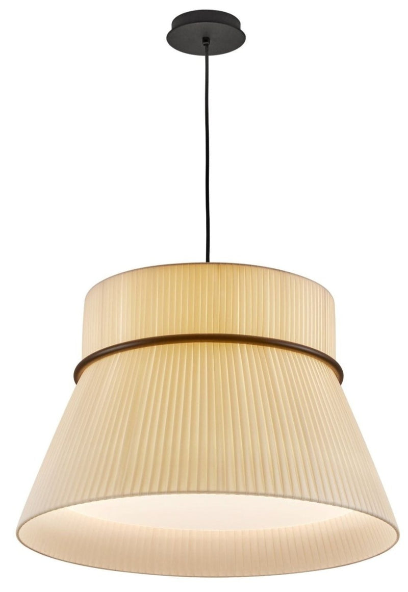 Folie S/60 Pendant Light - Bover - Pendants - Black Frame/ Cream Shade - HORNE