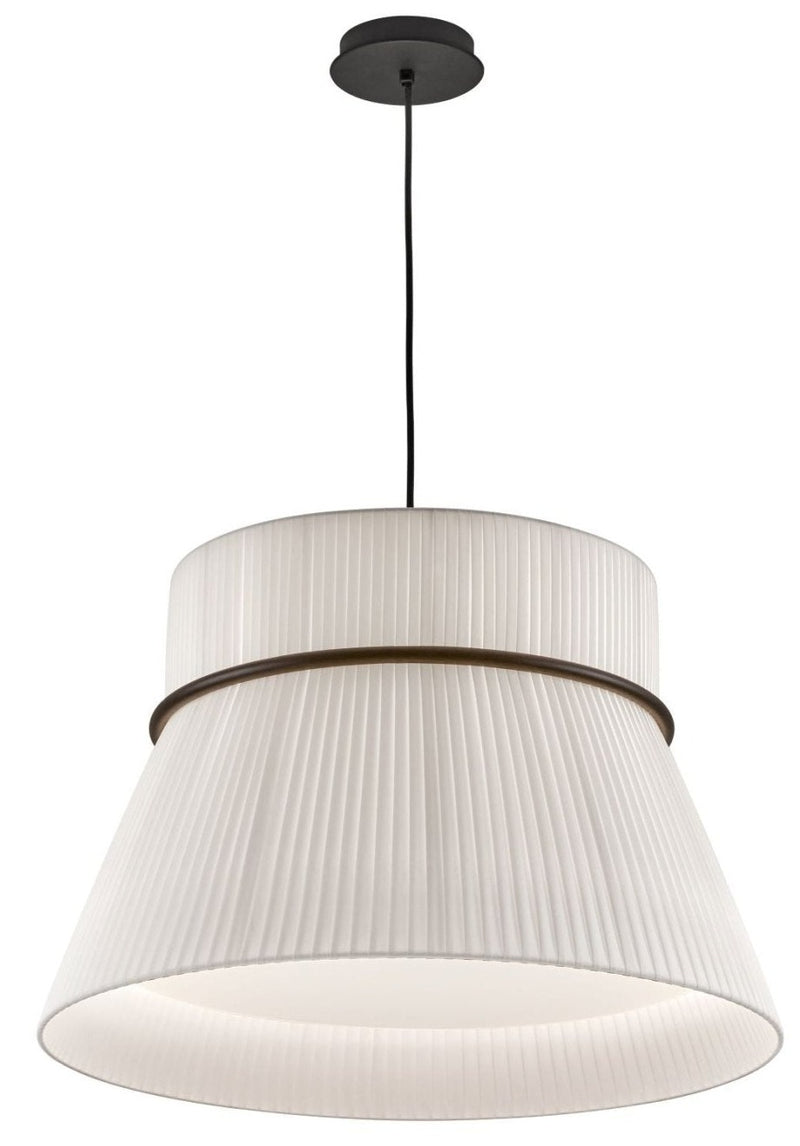 Folie S/60 Pendant Light - Bover - Pendants - Black Frame/ Cream Shade - HORNE