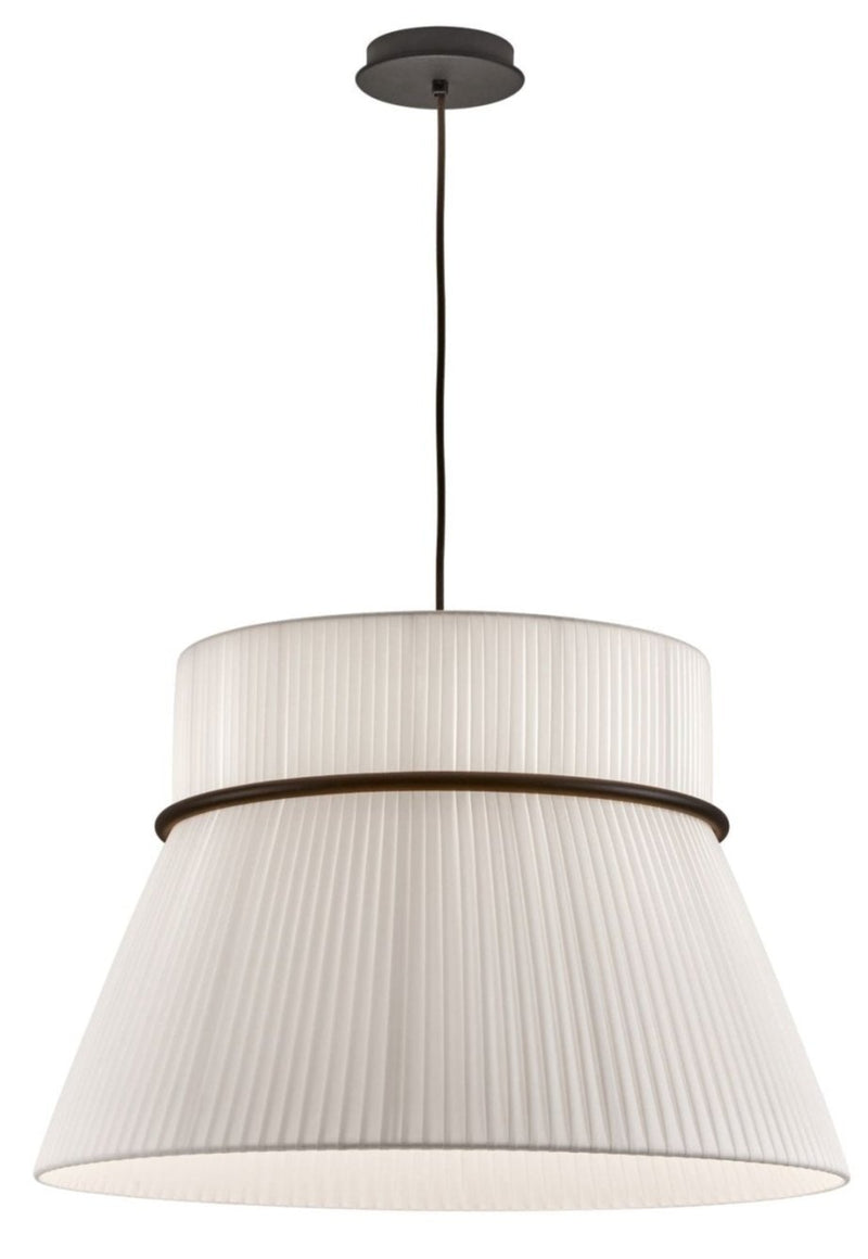 Folie S/60 Pendant Light - Bover - Pendants - Black Frame/ Cream Shade - HORNE