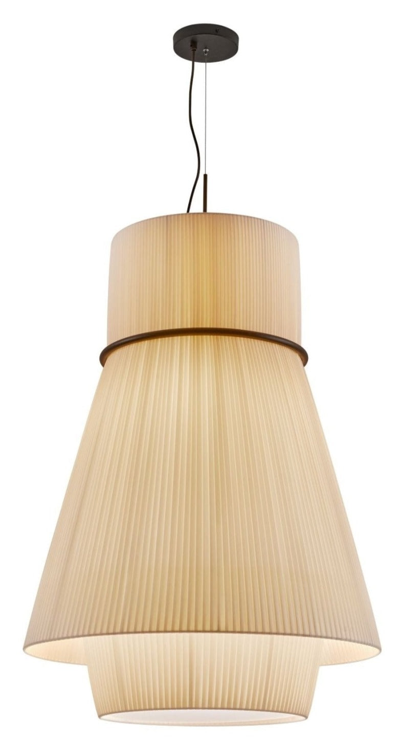 Folie S/70.2 Pendant Light - Bover - Pendants - Black Frame/ Cream Shade - HORNE