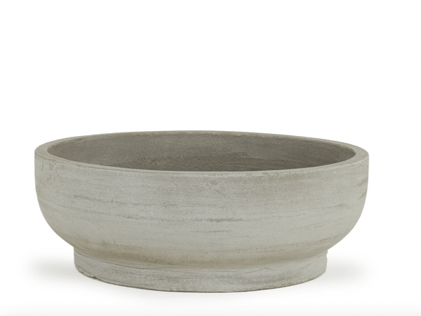 Footed Bowl Planter - Large - Hawkins New York - Planters - Fiber Cement - HORNE
