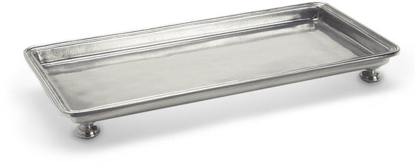 Footed Rectangular Vanity Tray