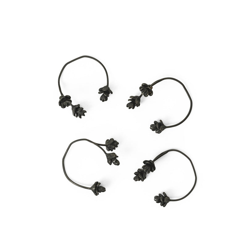 Forest Napkin Rings - Set of 4 - Ferm Living - Kitchen Tools - Brass - HORNE