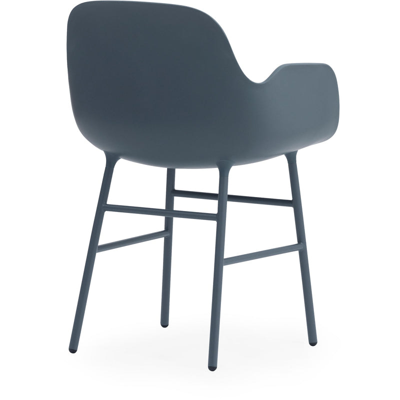 Form Armchair - Normann Copenhagen - Chairs - Black - Lacquered Steel - HORNE