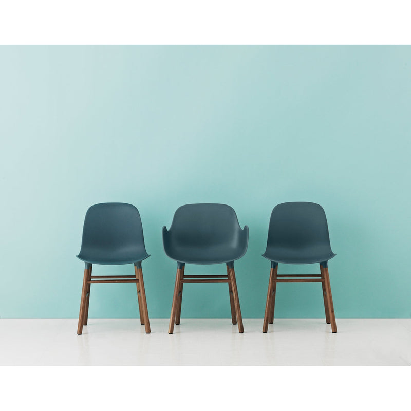 Form Armchair - Normann Copenhagen - Chairs - Black - Lacquered Steel - HORNE