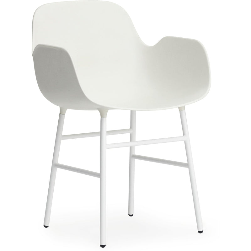 Form Armchair - Normann Copenhagen - Chairs - Black - Lacquered Steel - HORNE