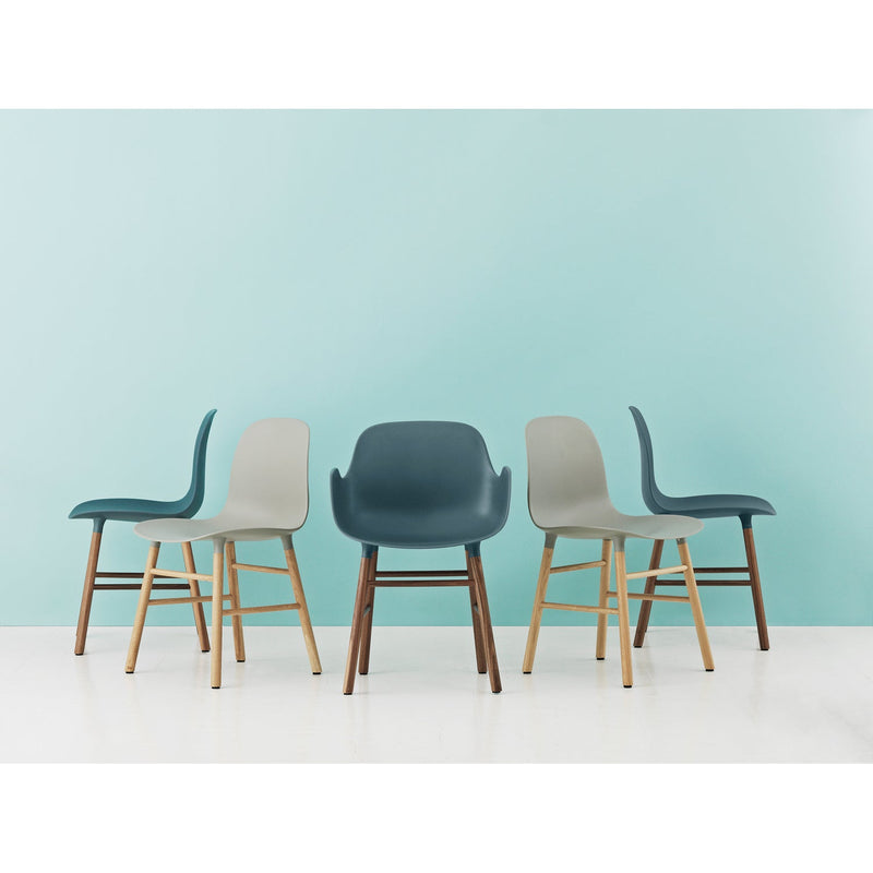 Form Armchair - Normann Copenhagen - Chairs - Black - Lacquered Steel - HORNE
