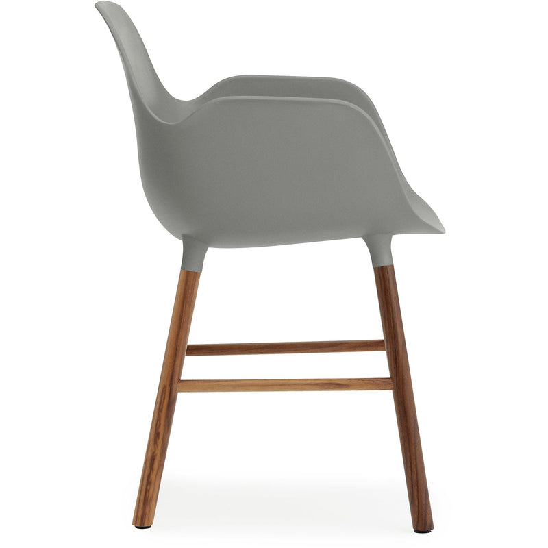 Form Armchair - Normann Copenhagen - Chairs - Black - Lacquered Steel - HORNE