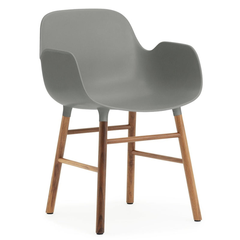 Form Armchair - Normann Copenhagen - Chairs - Black - Lacquered Steel - HORNE