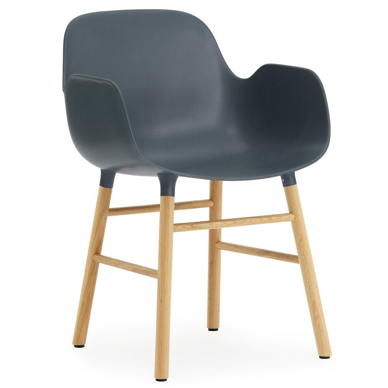 Form Armchair - Normann Copenhagen - Chairs - Black - Lacquered Steel - HORNE
